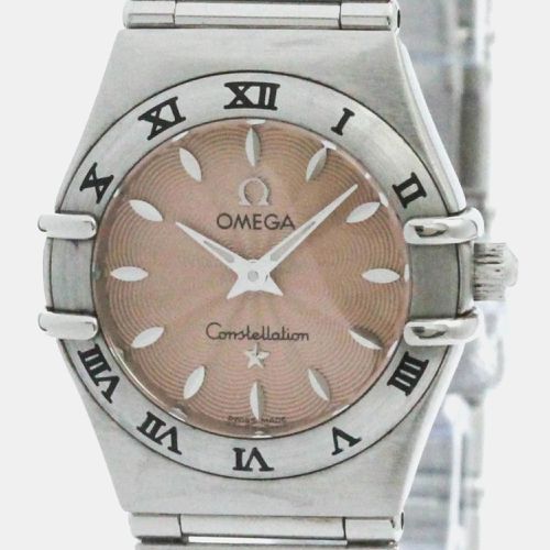 Stainless Steel Constellation Quartz Women's Wristwatch 22 mm - Omega - Modalova