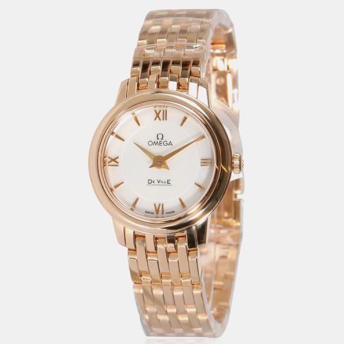 Mother of Pearl De Ville Prestige Quartz Women's Wristwatch 24 mm - Omega - Modalova