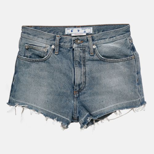 Denim Raw Edge Shorts S Waist 26" - Off-White - Modalova