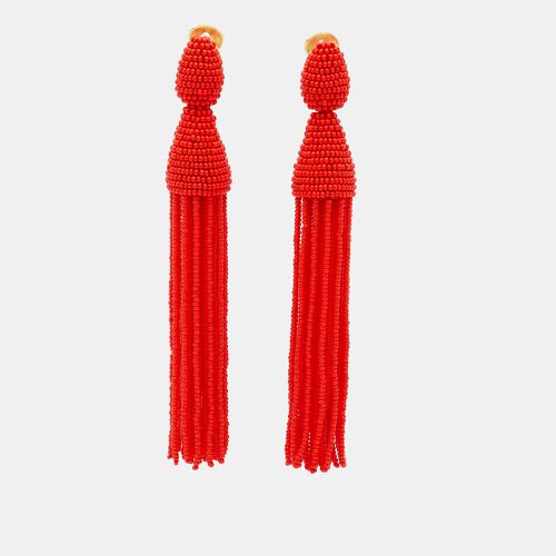 Beads Tone Earrings - Oscar de la Renta - Modalova