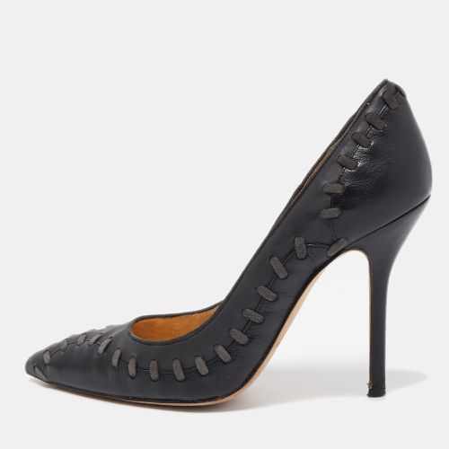 Leather Pointed Toe Pumps Size 38 - Oscar de la Renta - Modalova