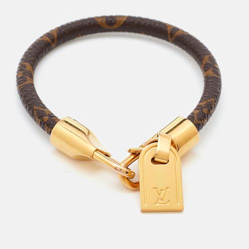 Monogram Luck It Canvas Gold Tone Charm Bracelet - Louis Vuitton - Modalova