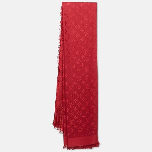 Monogram Silk/Wool Pomme d'amour Scarf - Louis Vuitton - Modalova