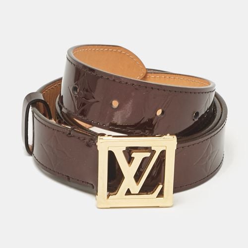 Amarante Monogram Vernis LV Frame Belt 90 CM - Louis Vuitton - Modalova