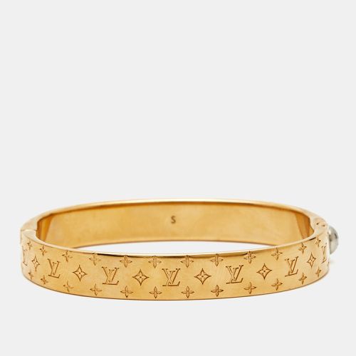 Nanogram Tone Metal Cuff Bracelet S - Louis Vuitton - Modalova