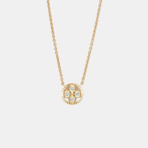 Gold 18K Pandantif Sun Blossom Diamond Necklace - Louis Vuitton - Modalova