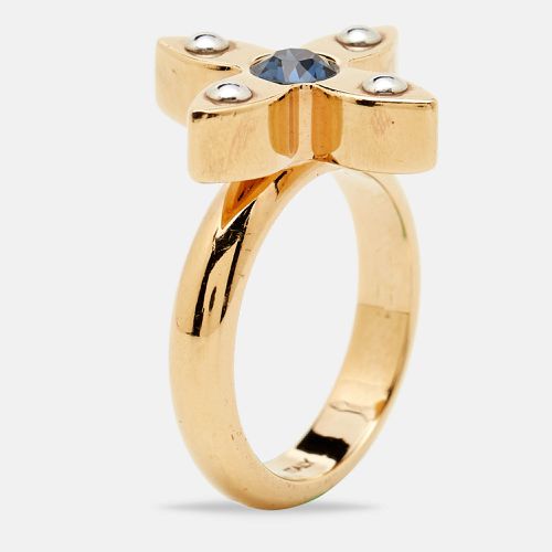 Love Letters Crystals Two Tone Ring Size 53 - Louis Vuitton - Modalova