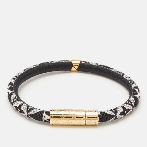 Daily Confidential Monogram Leather Tone Bracelet - Louis Vuitton - Modalova