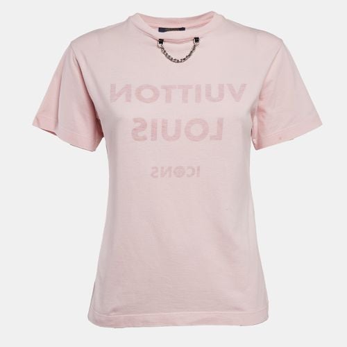 Logo Inverted Print Cotton T-Shirt XS - Louis Vuitton - Modalova