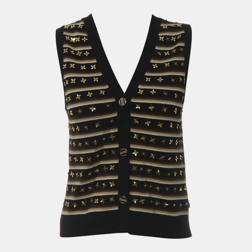 Knitted Stripe Quatrefoil Sequin Vest - Louis Vuitton - Modalova