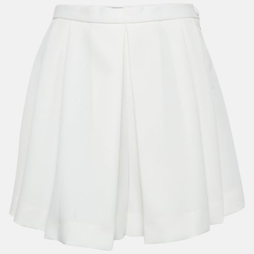 Gabardine Pleated Mini Skirt M - Louis Vuitton - Modalova