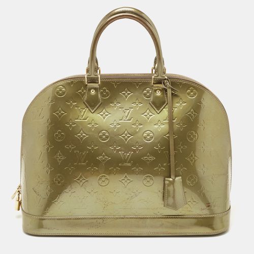 Vert Olive Monogram Vernis Leather Alma GM Bag - Louis Vuitton - Modalova