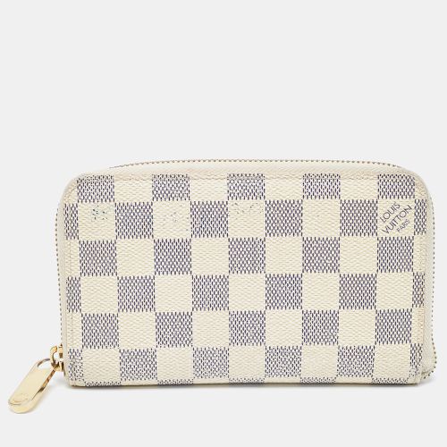 Damier Azur Canvas Compact Zippy Wallet - Louis Vuitton - Modalova