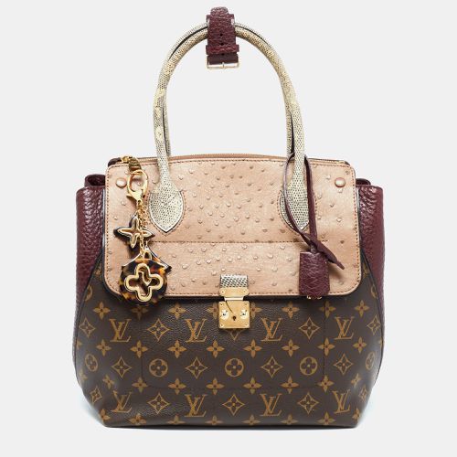 Exotique Monogram Lizard,Ostrich and Leather Limited Edition Majestueux MM Bag - Louis Vuitton - Modalova