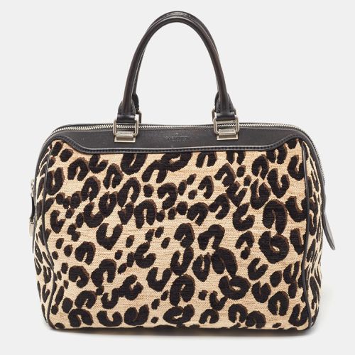 Black Leopard Print Jacquard Velvet Stephen Sprouse Speedy Bag - Louis Vuitton - Modalova