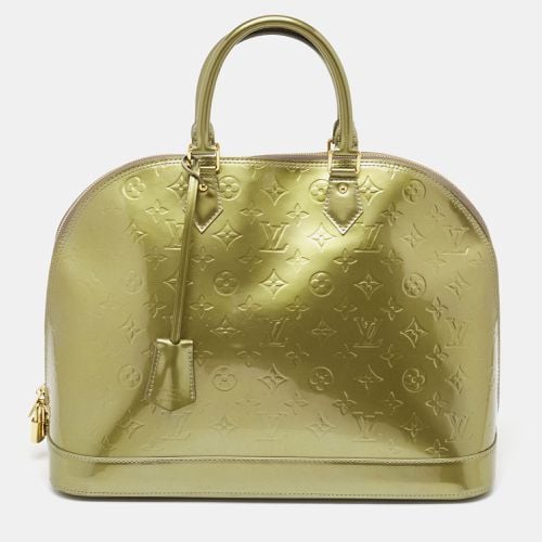 Vert Olive Monogram Vernis Leather Alma GM Bag - Louis Vuitton - Modalova