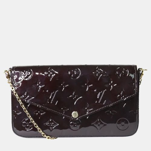 Monogram Vernis Leather Pochette Felicie Clutch Bag - Louis Vuitton - Modalova