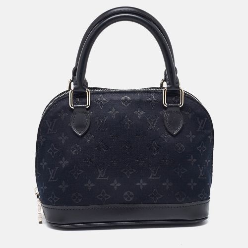 Monogram Satin and Leather Limited Edition Alma Mini Bag - Louis Vuitton - Modalova