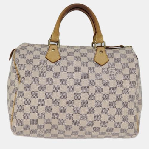 Damier Azur Canvas Speedy 30 Satchel - Louis Vuitton - Modalova