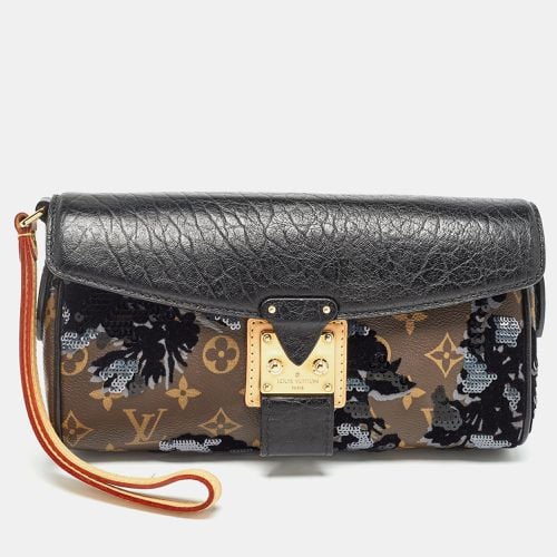 Monogram Canvas and Leather Limited Edition Fleur de Jais Manege Clutch - Louis Vuitton - Modalova