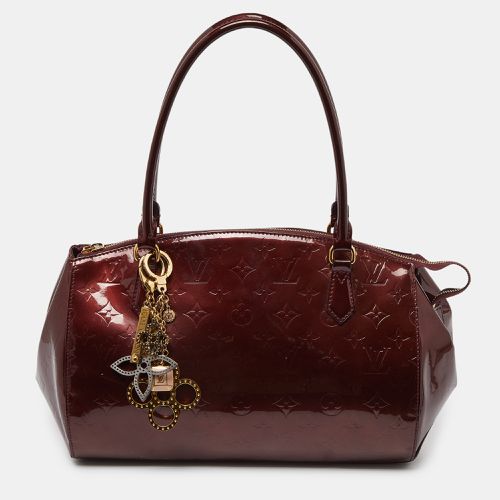 Rouge Fauviste Monogram Vernis Sherwood GM Bag - Louis Vuitton - Modalova