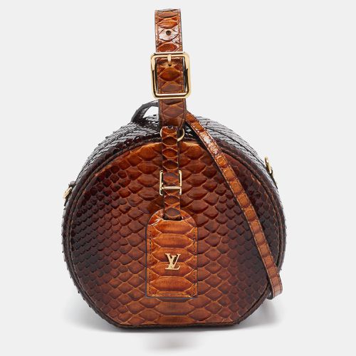 Python Petite Boite Chapeau Bag - Louis Vuitton - Modalova