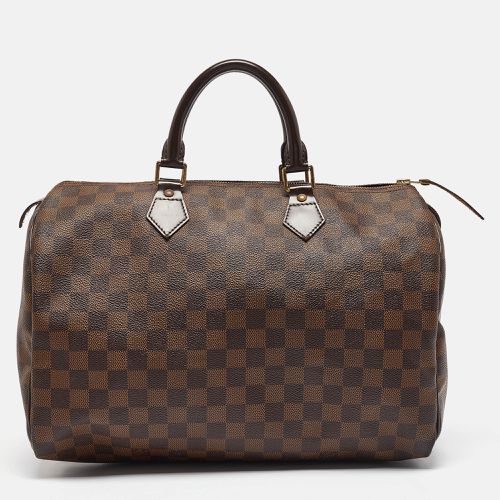 Damier Ebene Canvas Speedy 35 Bag - Louis Vuitton - Modalova