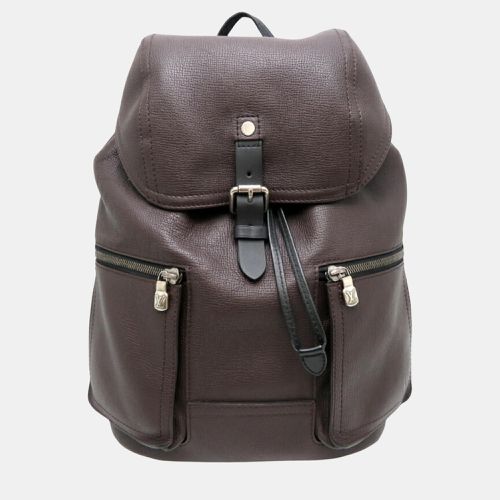 Leather Maroon Utah Canyon Backpack - Louis Vuitton - Modalova