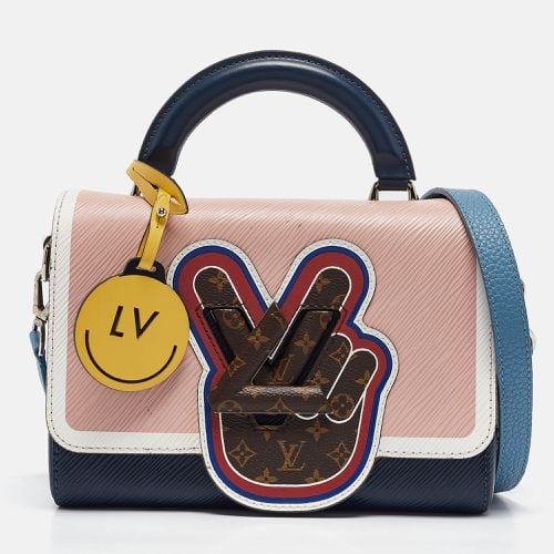 Blue/ Epi Leather Peace Love Twist MM Top Handle Bag - Louis Vuitton - Modalova