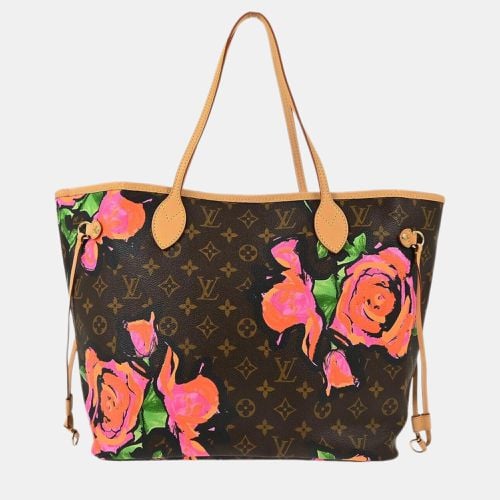 Monogram Rose Neverfull MM Shoulder Tote Bag - Louis Vuitton - Modalova