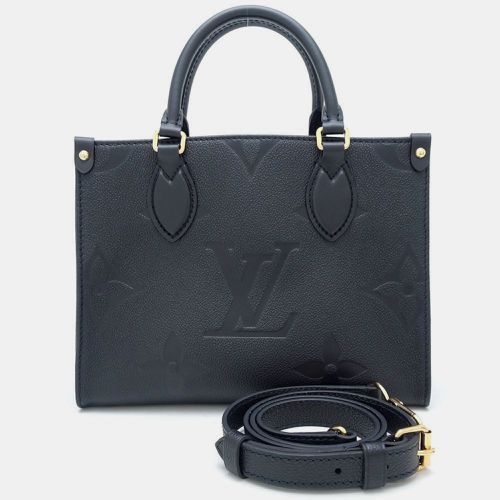 Noir Monogram Empreinte On the Go PM Bag - Louis Vuitton - Modalova