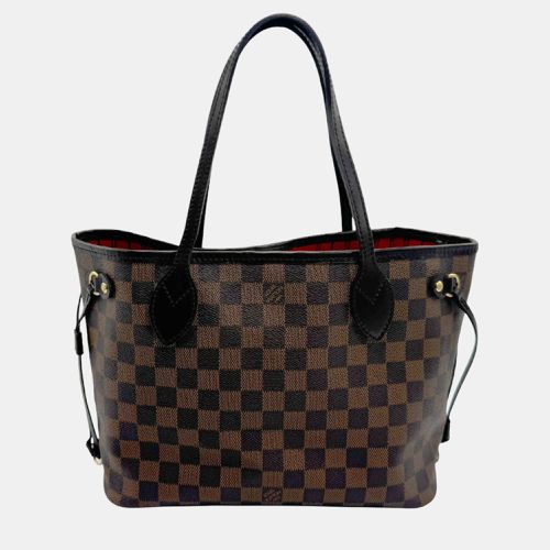 Canvas Ebene Damier Neverfull PM Tote Bag - Louis Vuitton - Modalova