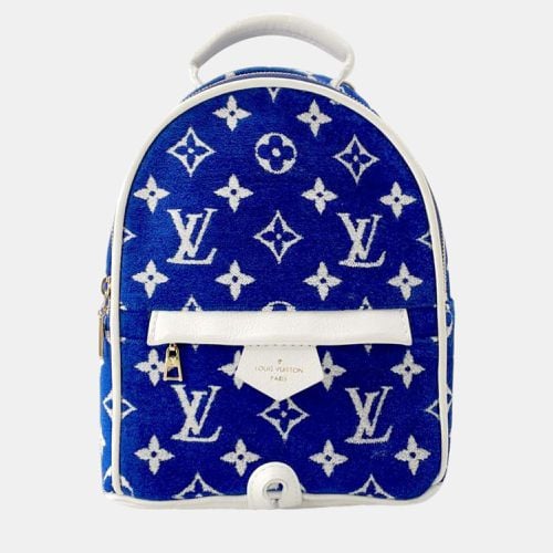 White Monogram Jacquard Velvet Palm Springs Backpack Size Mini - Louis Vuitton - Modalova