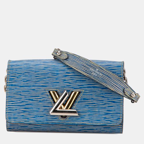 Leather Epi Denim Twist Wallet on Chain - Louis Vuitton - Modalova