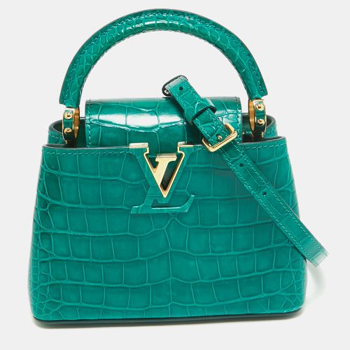 Emerald Alligator Mini Capucines Bag - Louis Vuitton - Modalova