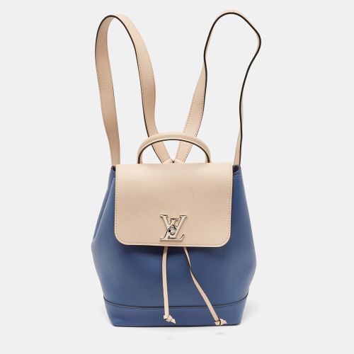 Beige Leather Lockme Backpack - Louis Vuitton - Modalova