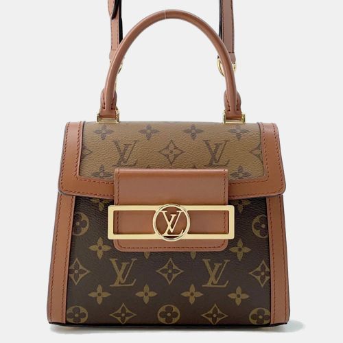 Dauphine Monogram Reverse Canvas Top Handle Bag - Louis Vuitton - Modalova