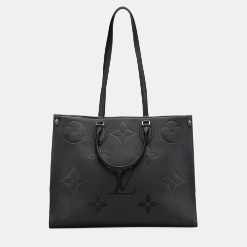 Monogram Empreinte On The Go Gm Tote Bag 2-Way Noir Leather - Louis Vuitton - Modalova