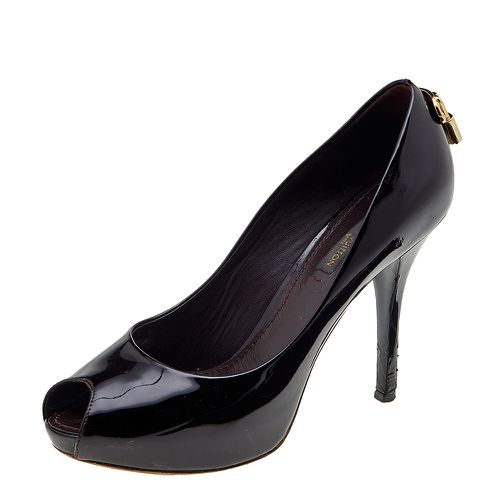 Patent Leather Oh Really! Platform Peep Toe Pumps Size 35.5 - Louis Vuitton - Modalova