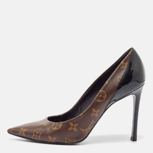 Monogram Canvas and Patent Leather Chérie Pumps Size 39 - Louis Vuitton - Modalova