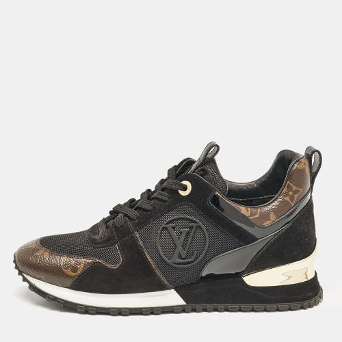 Brown Mesh and Monogram Canvas Run Away Sneakers Size 38 - Louis Vuitton - Modalova