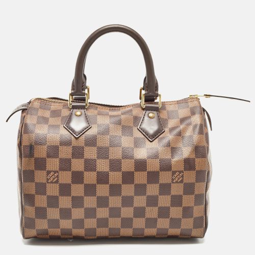 Damier Ebene Canvas Speedy 25 Bag - Louis Vuitton - Modalova