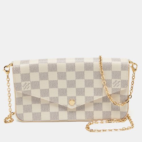 Louis Vuittion Damier Azur Coated Canvas Pochette Felicie Bag - Louis Vuitton - Modalova