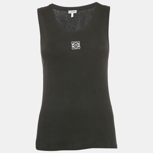 Angaram Embroidered Rib Knit Tank Top L - Loewe - Modalova