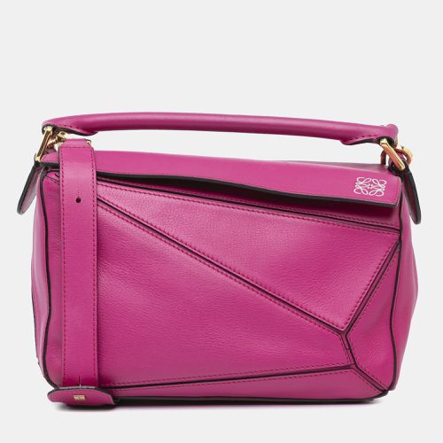 Loewe Pink Leather Small Puzzle Bag - Loewe - Modalova