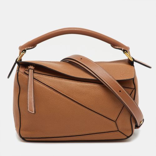 Leather Small Puzzle Shoulder Bag - Loewe - Modalova