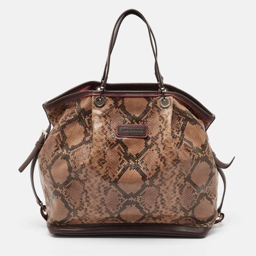 Python Embossed Leather Tote - Longchamp - Modalova