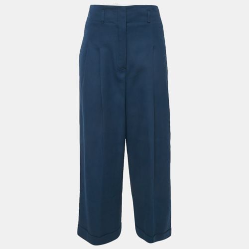 Cotton Pleated Wide Leg Trousers S - Loro Piana - Modalova