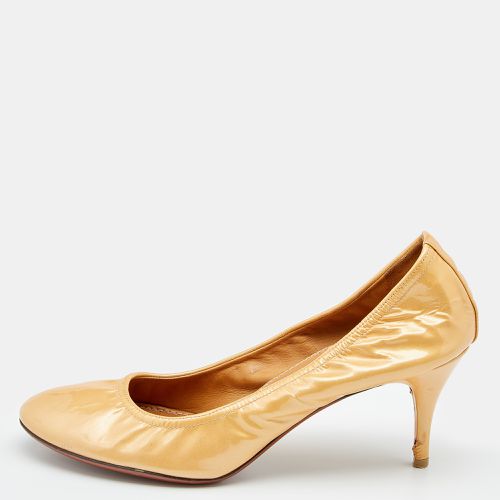 Patent Leather Scrunch Pumps Size 38 - Lanvin - Modalova