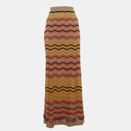 Patterned Knit Long Skirt S - M Missoni - Modalova